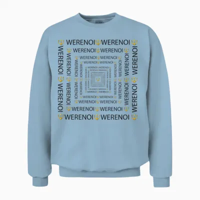 Tribute Were Noi – Fan De Rap French T-Shirt, Black, S Unisex Sweatshirt - Light Blue
