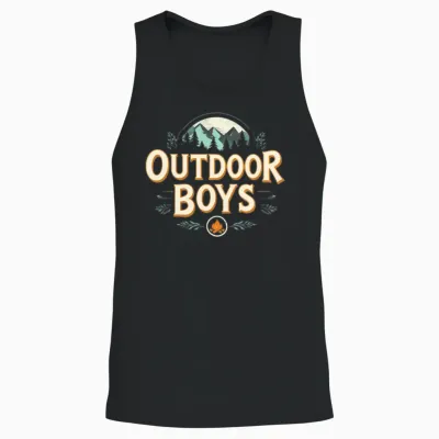 Outdoor Boys Unisex Tank Top - Black