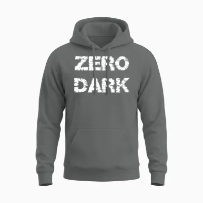 Zero Dark Logo Unisex Hoodie - Graphite Heather