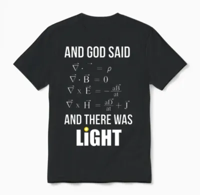 Physics Unisex T-Shirt - Black