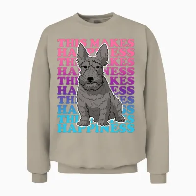 Scottish Terrier Dogs Dog Owner Unisex Sweatshirt - Sand