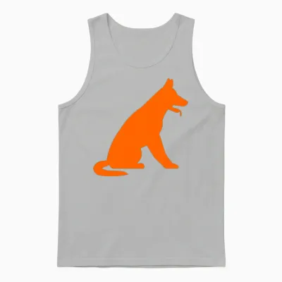 Dog 01 Unisex Tank Top - Ash
