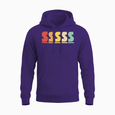 S Design Unisex Hoodie - Purple
