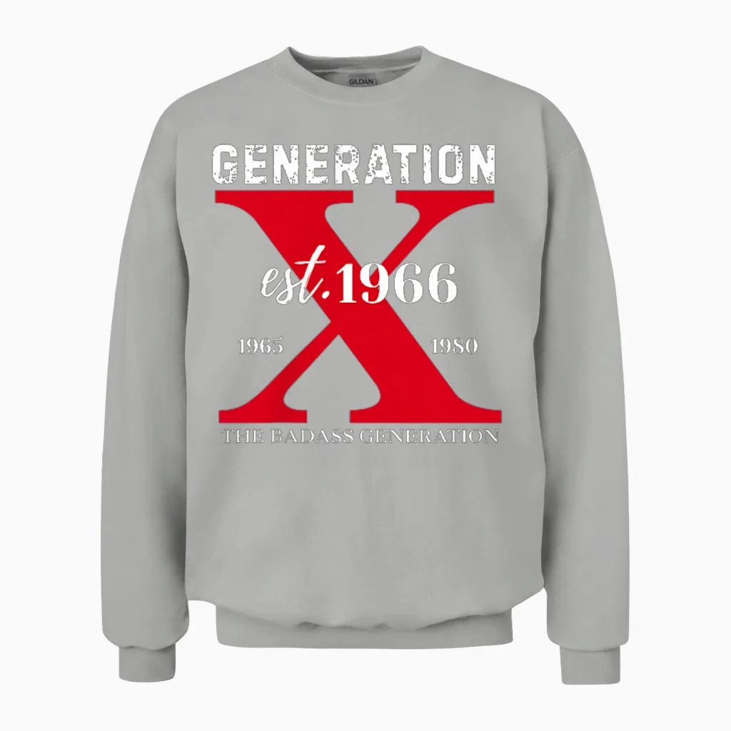 Génération X 1966 : Avant Que Vous Ne Soyez Née, Sissie, Skull Unisex Sweatshirt in Ash