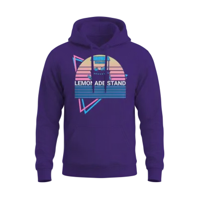 Lemonade Stand Retro Unisex Hoodie - Purple