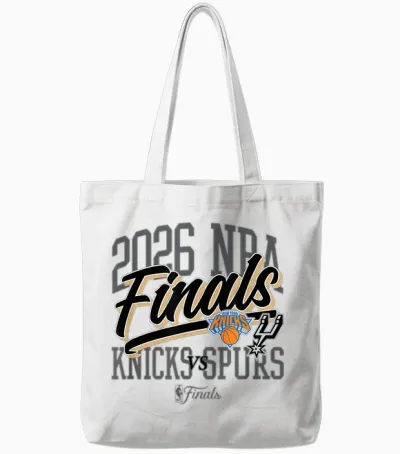 Nba 2026 Finals Knicks vs Spurs Final Flex Tote Bags - White