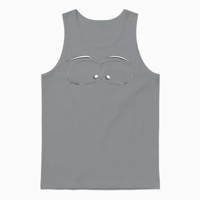 Funny Eyes Unisex Tank Top - Sport Grey