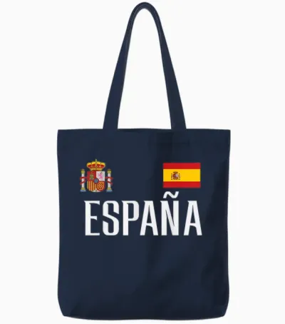 Spain Espana Men Women Tote Bags - Navy
