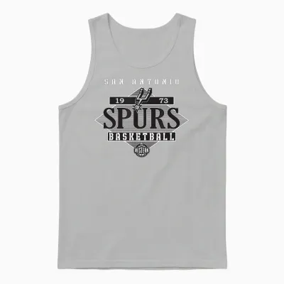 Offizieller Nba-Star Der San Antonio Spurs Im Diamant-Look Unisex Tank Top - Ash