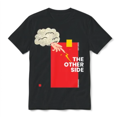 Strike of Light - the Other Side Unisex T-Shirt - Black