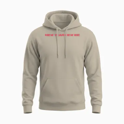 New Year New Me Unisex Hoodie - Sand