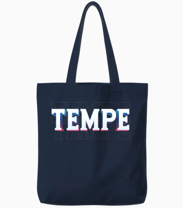 Retro - Tempe Tote Bags in Navy