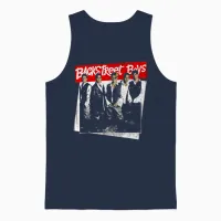Backstreet Boys Vintage Photo Unisex Tank Top in Navy - 1