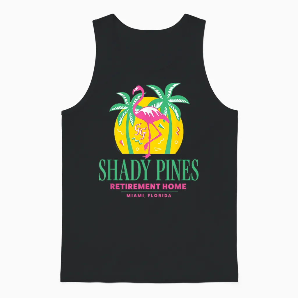 The Golden Girls - Shady Pines Retirement Home Unisex Tank Top in Black