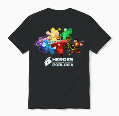 Heroes of Robloxia Unisex T-Shirt - Black