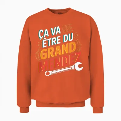 It's Gonna Be the Great Mendez T-Shirt, Black, S Unisex Sweatshirt - Orange
