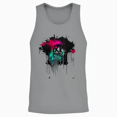 Street Culture Grunge Style Unisex Tank Top - Sport Grey