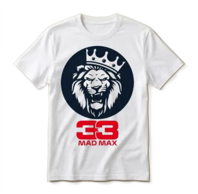 Max Verstappen 33 Lion Unisex T-Shirt - White