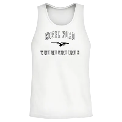 Edsel Ford High School Thunderbirds C1 Unisex Tank Top - White