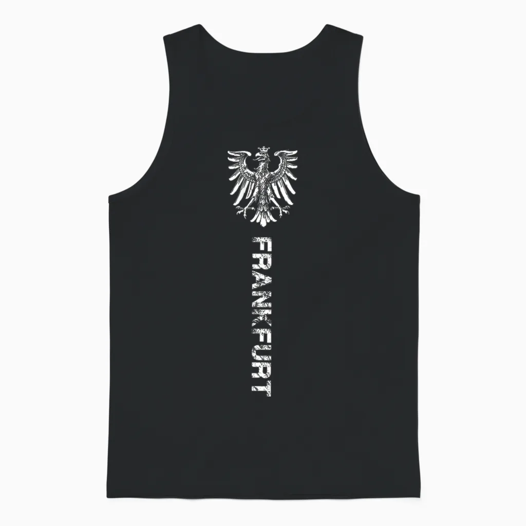 Frankfurt Ultras Frankfurt T-Shirt for Men and Women, Black Unisex Tank Top in Black