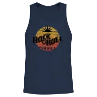 Rock N Roll Tequila Third Collection Unisex Tank Top - Navy – 2