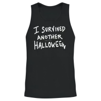 Halloween Quote Funny Unisex Tank Top - Black – 2