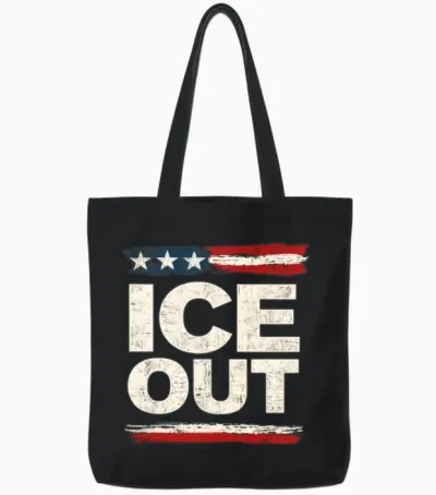 Ice-Out Tote Bags - Black