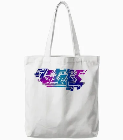 Graffiti Piece - Dark Tote Bags - White