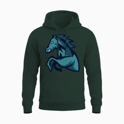Horse Unisex Hoodie - Forest
