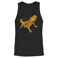 Bearded Dragon Unisex Tank Top - Black – 2