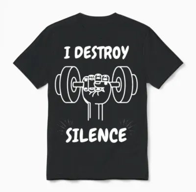 Funny Gym Unisex T-Shirt - Black