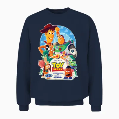 Disney & Pixar's Toy Story 30th Anniversary Official Unisex Sweatshirt - Navy