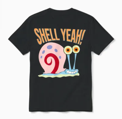 Gary the Snail - Shell Yeah! Unisex T-Shirt - Black