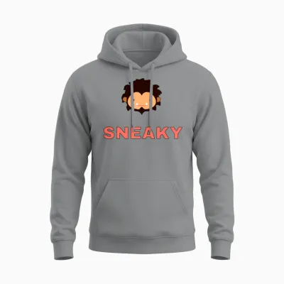 Sneaky Sasquatch Head Unisex Hoodie - Sport Grey