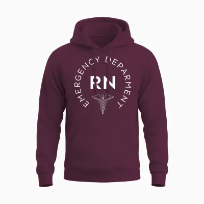 Er Nurse Emergency Department Registered Nurses Week Unisex Hoodie - Maroon