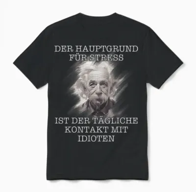 Funny Slogan Design Men's Sarcasm Motif T-Shirt, Black Unisex T-Shirt - Black