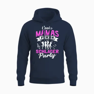 Coole Mamas Feiern Schlager Party Unisex Hoodie - Navy