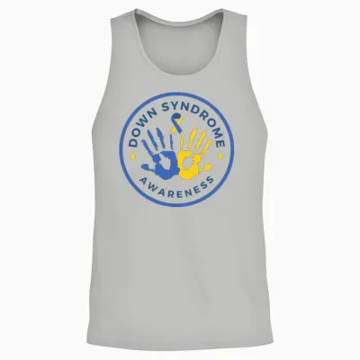 Down Syndrome Awareness Unisex Tank Top - Ash