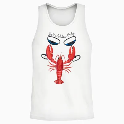 Dolce Vibes Only Vibes Martini Roter Hummer Italienischer Sommer Unisex Tank Top - White