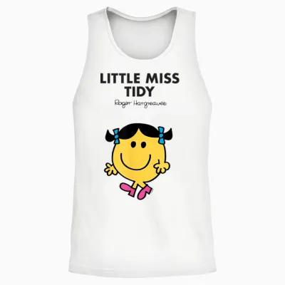 Mr. Men Little Miss Tidy Unisex Tank Top - White