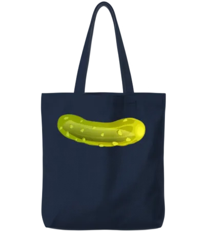 A Funny Looking Pickle Tote Bags - Navy