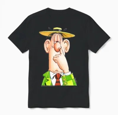 Nose Picker Unisex T-Shirt - Black
