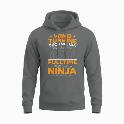 Wind Renewable Energy Windtech Windmill Enthusiast Unisex Hoodie - Graphite Heather