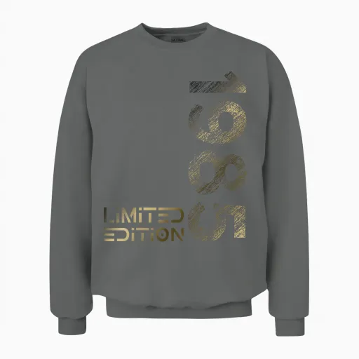 Limited Edition Vintage 1985 Man Woman 38th Birthday T-Shirt, Black Unisex Sweatshirt - Graphite Heather