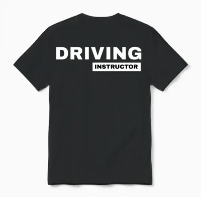 Driving Instructor Driving School Teacherss Unisex T-Shirt - Black