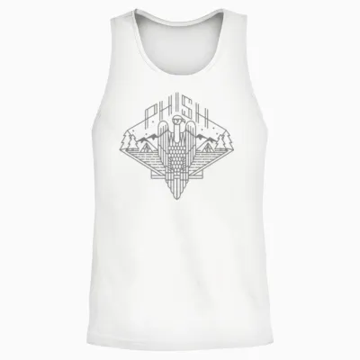 Phish Band Logo Unisex Tank Top - White