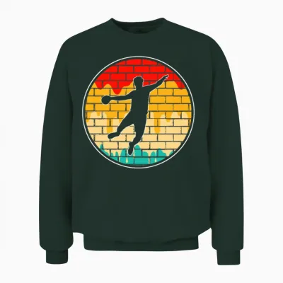 Handball Retro Unisex Sweatshirt - Forest