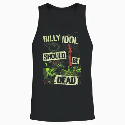 Billy Idol - Documentary Unisex Tank Top - Black