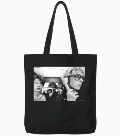 U2 Band Phone Photo 1980 of Virginia Turbett T-Shirt, Black Tote Bags - Black