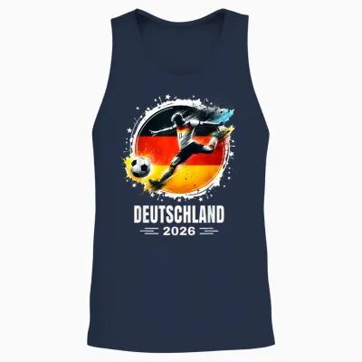 2026 Deutschlandbekleidung 2026 Deutschland 2026 Deutschland Unisex Tank Top - Navy